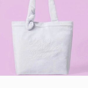 Stoney Clover Lane White Tote Bag